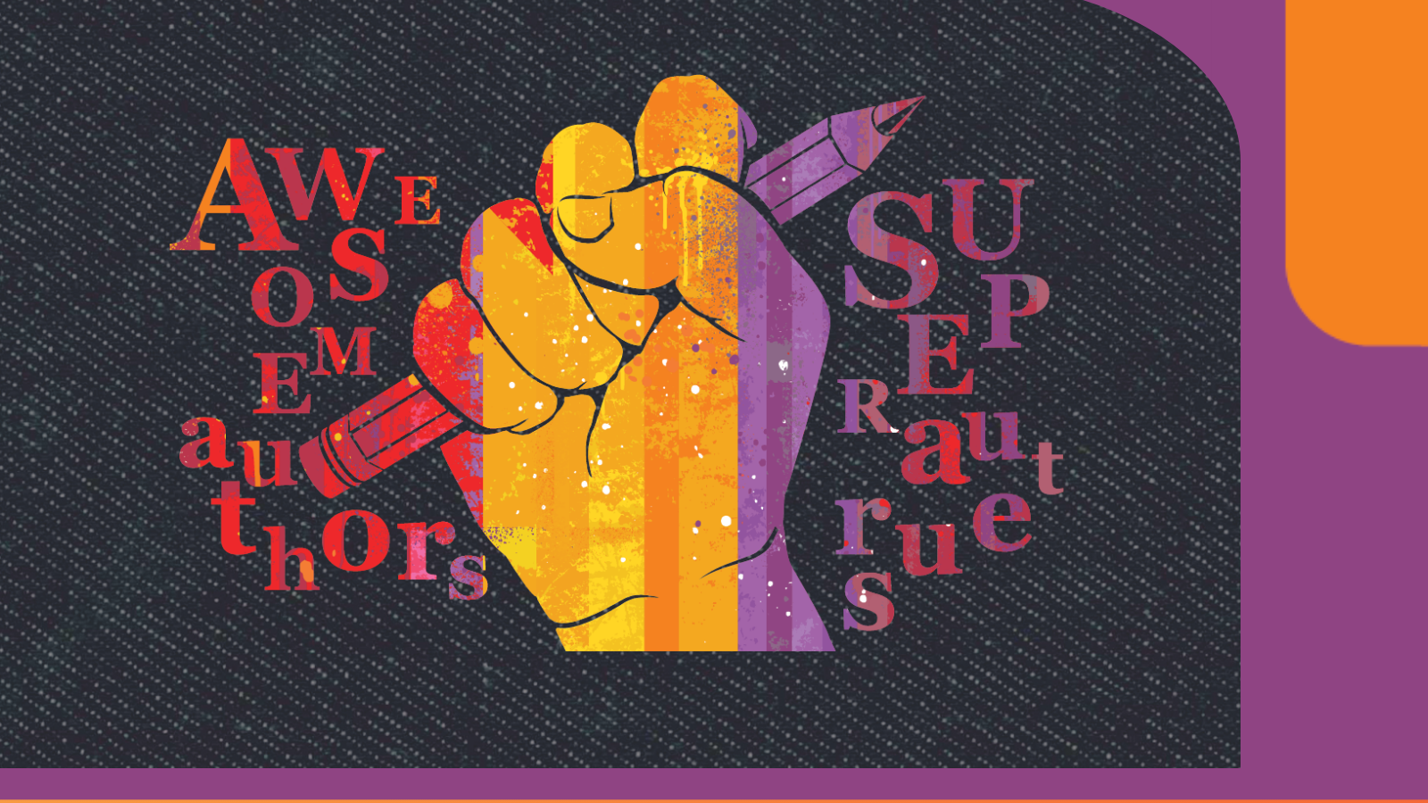 Illustration of a hand holding a pencil. 